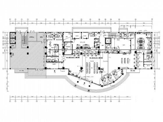 多层钢筋混凝土结构住宅楼强弱电CAD施工图纸（人防） - 1
