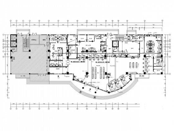 多层钢筋混凝土结构住宅楼强弱电CAD施工图纸（人防） - 1