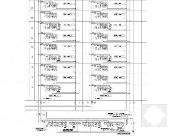 地上12层住宅楼强弱电CAD施工图纸（甲级设计院，含车库） - 4