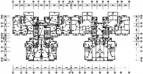 19层钢筋混凝土结构小区住宅楼强弱电CAD施工图纸（车库）(楼宇对讲系统) - 1