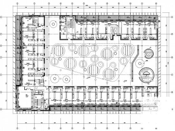 5层科研教育中心空调通风防排烟加压送风系统设计CAD施工图纸（机房图纸) - 1