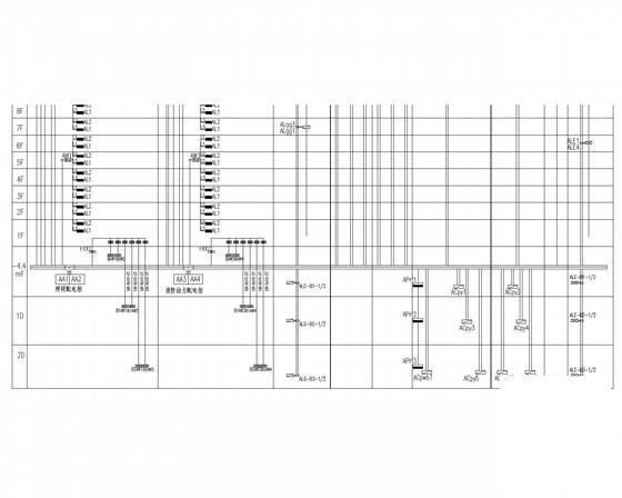 32层住宅楼强弱电CAD施工图纸（人防）(火灾自动报警) - 3