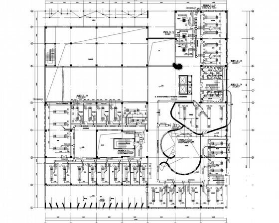 4层教育研究院空调通风及防排烟系统设计CAD施工图纸（节能设计） - 3