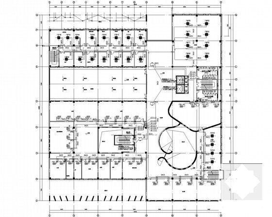 4层教育研究院空调通风及防排烟系统设计CAD施工图纸（节能设计） - 5