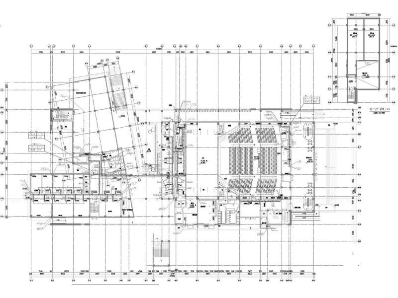 4层层文化教育建筑空调通风防排烟系统设计CAD施工图纸(自动控制) - 2