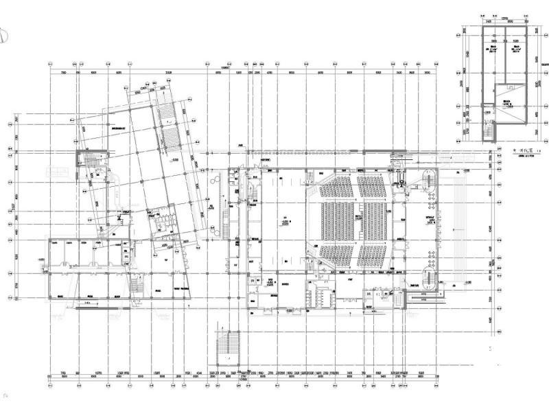 4层层文化教育建筑空调通风防排烟系统设计CAD施工图纸(自动控制) - 3