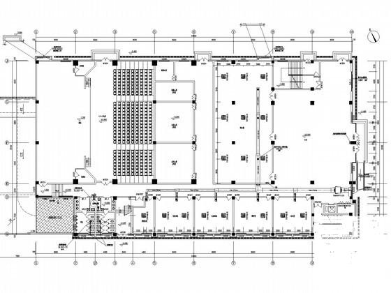 5层教育建筑空调通风系统设计CAD施工图纸（采暖设计） - 1