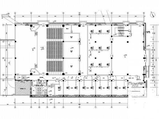 5层教育建筑空调通风系统设计CAD施工图纸（采暖设计） - 2