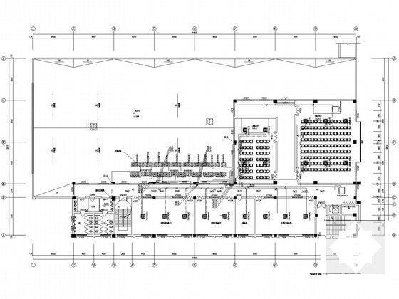 5层教育建筑空调通风系统设计CAD施工图纸（采暖设计） - 5