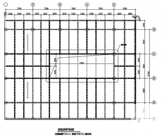 教育综合楼屋面钢结构设计方案CAD图纸 - 2