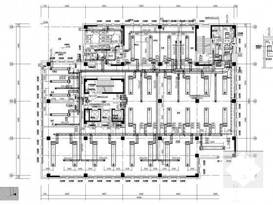 高层教育建筑空调通风及防排烟系统设计CAD施工图纸 - 5