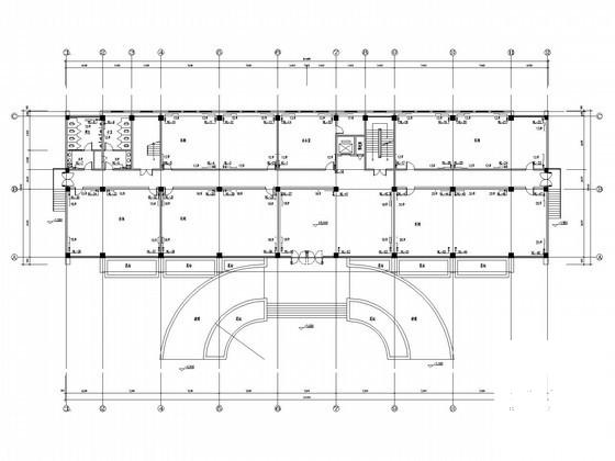6层工业厂房建筑水暖CAD图纸 - 1