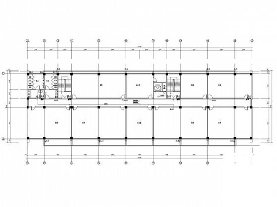 6层工业厂房建筑水暖CAD图纸 - 2