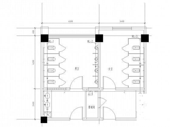 6层工业厂房建筑水暖CAD图纸 - 4