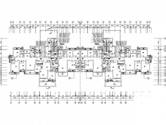 地上30层住宅楼及地下1层地下车库强弱电CAD施工图纸（甲级设计院）(火灾自动报警) - 3