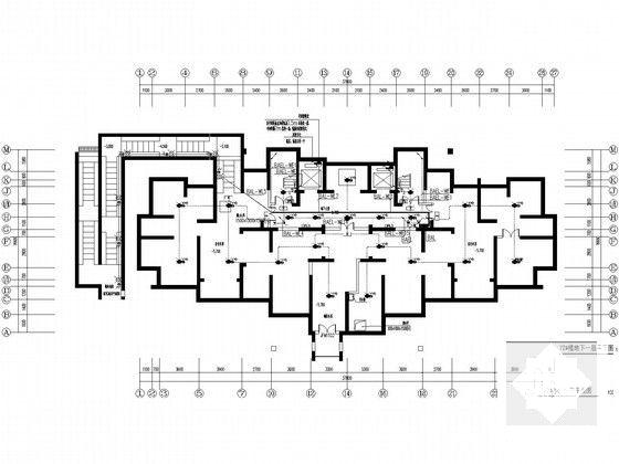 地上30层住宅楼及地下1层地下车库强弱电CAD施工图纸（甲级设计院）(火灾自动报警) - 4