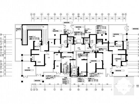 地上30层住宅楼及地下1层地下车库强弱电CAD施工图纸（甲级设计院）(火灾自动报警) - 5
