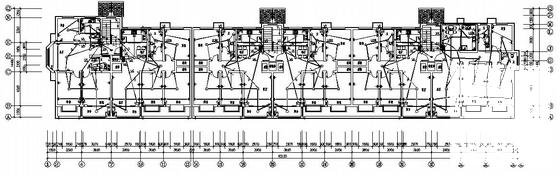 5层砖混结构住宅楼电气CAD施工图纸（首层为储藏室）(楼宇对讲系统) - 2