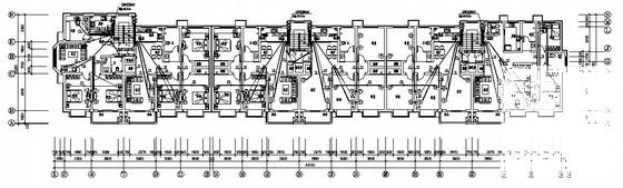 5层砖混结构住宅楼电气CAD施工图纸（首层为储藏室）(楼宇对讲系统) - 3