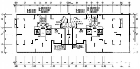 地上3层住宅楼电气CAD施工图纸（车库，一类高层建筑）(火灾自动报警系统) - 2