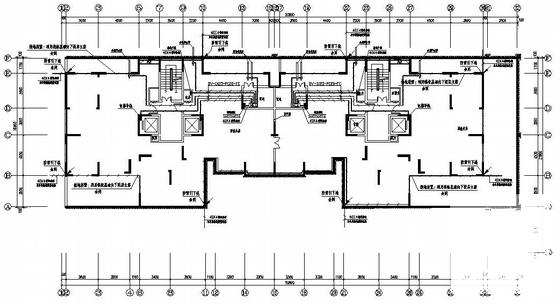 地上3层住宅楼电气CAD施工图纸（车库，一类高层建筑）(火灾自动报警系统) - 4
