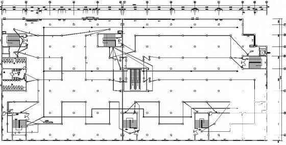 4层框架结构商场电气CAD施工图纸（高17米，二级负荷）(火灾自动报警) - 4