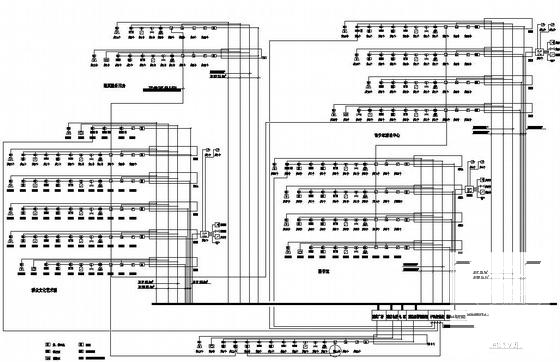 6层文化中心消防电气CAD施工图纸（高27米） - 1