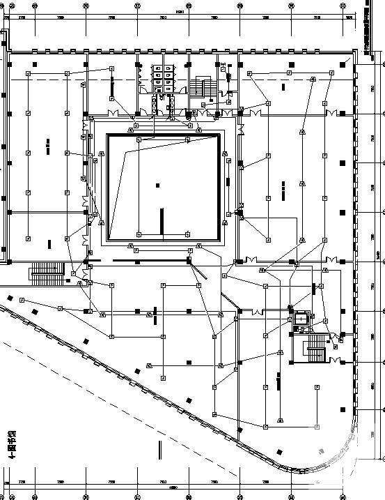 6层文化中心消防电气CAD施工图纸（高27米） - 3