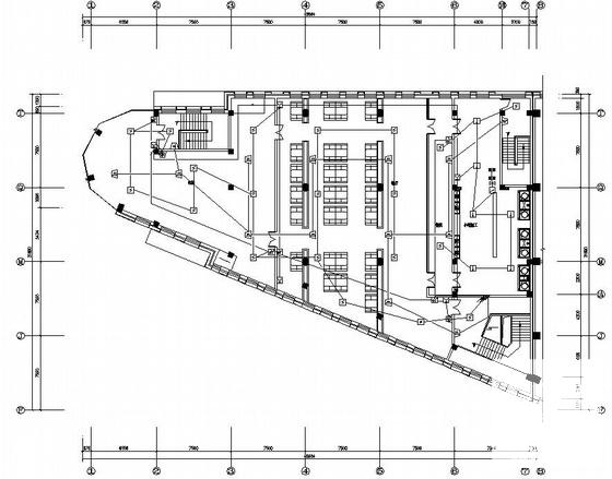 6层文化中心消防电气CAD施工图纸（高27米） - 4