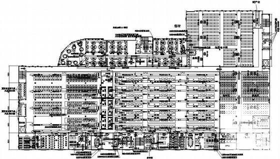 4层工业厂房空调通风设计CAD施工图纸 - 1