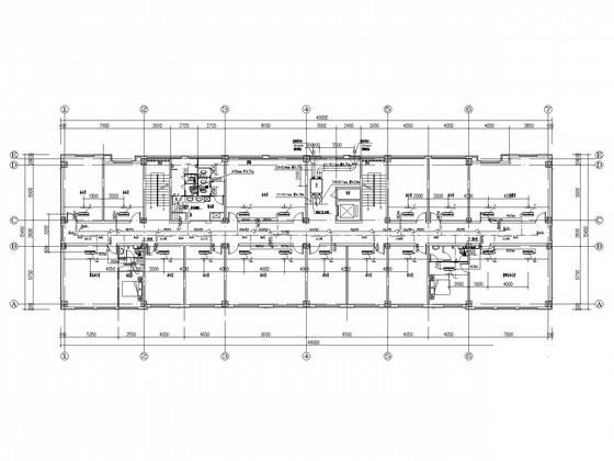 5层工业办公用楼空调及地暖系统设计CAD施工图纸 - 2