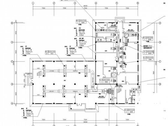 4层综合工业广场空调通风及防排烟系统设计CAD施工图纸（地源热泵设计） - 1