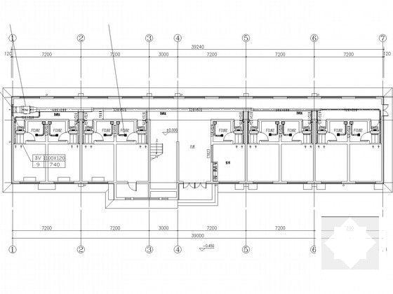 4层综合工业广场空调通风及防排烟系统设计CAD施工图纸（地源热泵设计） - 4