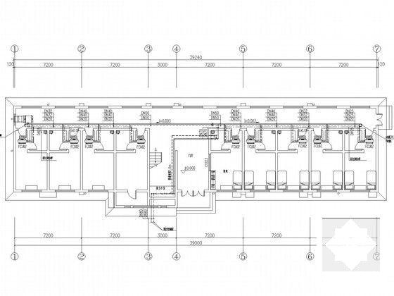 4层综合工业广场空调通风及防排烟系统设计CAD施工图纸（地源热泵设计） - 5