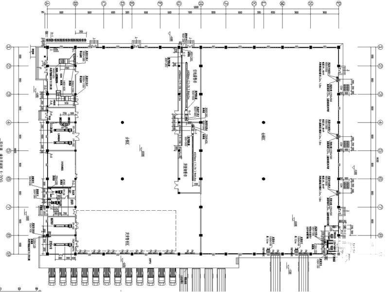 6层栋工业厂房综合项目空调通风及防排烟系统设计CAD施工图纸 - 1