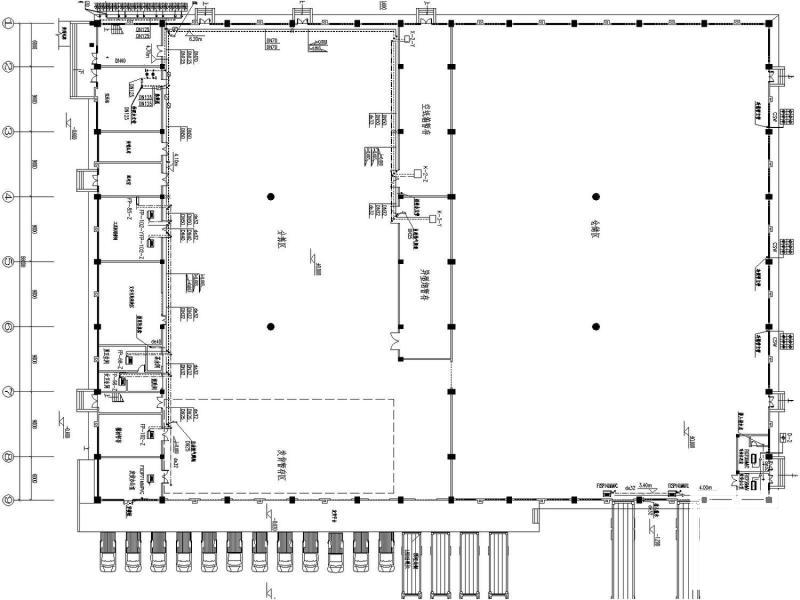 6层栋工业厂房综合项目空调通风及防排烟系统设计CAD施工图纸 - 2
