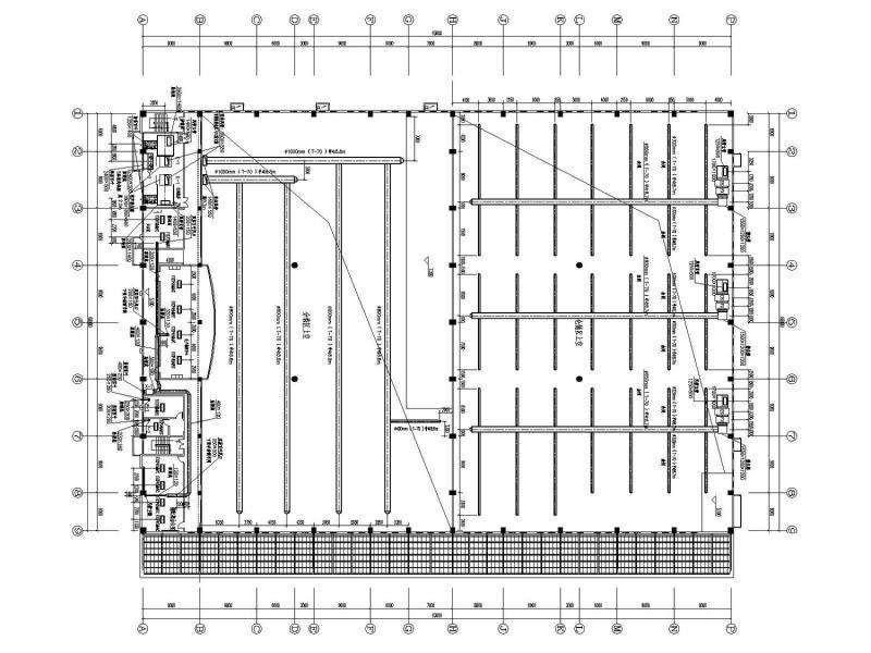 6层栋工业厂房综合项目空调通风及防排烟系统设计CAD施工图纸 - 3