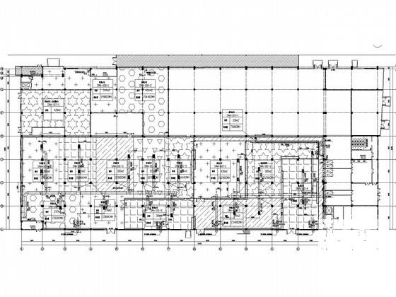 4层大型工业厂房空调通风及防排烟系统设计CAD施工图纸（洁净空调） - 1