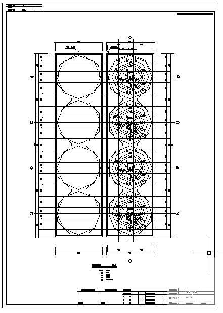 食品工业水稻筒仓结构设计方案CAD图纸 - 1