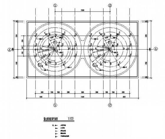 食品工业水稻筒仓结构设计方案CAD图纸 - 3
