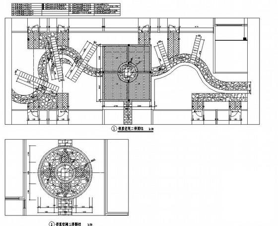 地中海风格小区组团绿地园林景观工程CAD施工图纸 - 1