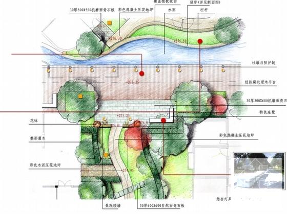 地中海风格小区组团绿地园林景观工程CAD施工图纸 - 5