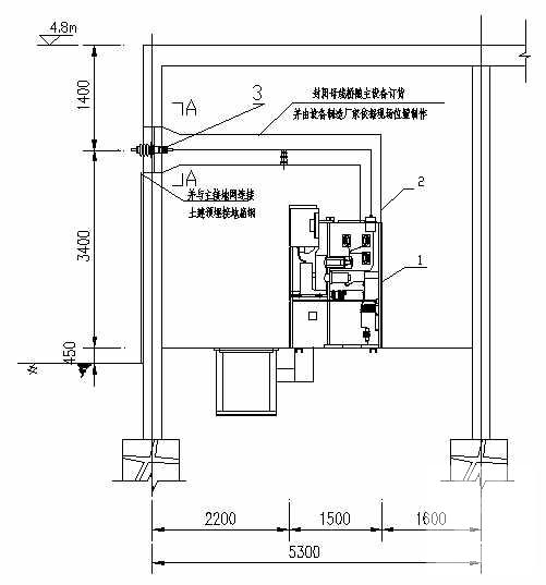 110KV变电站电气设计CAD施工图纸（附设备材料清单） - 3