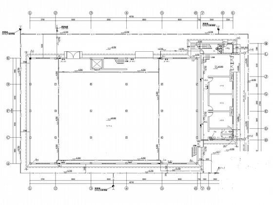 生产车间及办公楼水电CAD施工图纸 - 1