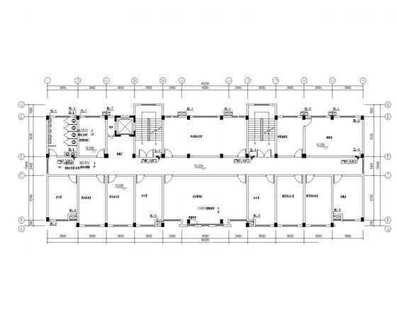 5层办公楼给排水消防CAD施工图纸 - 1