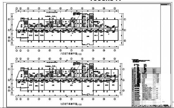 11层综合办公楼空调通风设计图纸(热负荷) - 3