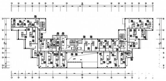 6层公司办公楼空调和通风系统设计CAD施工图纸 - 4