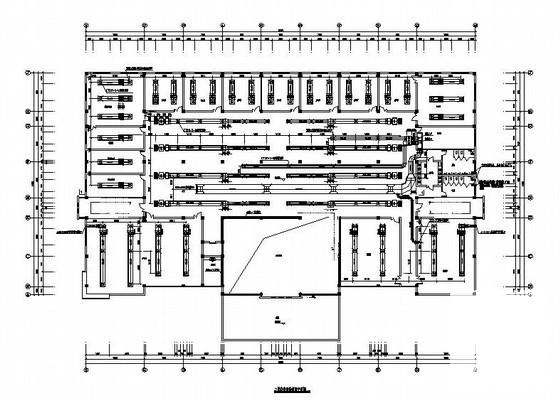 3层大型服饰工业园办公楼空调CAD图纸 - 2