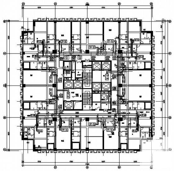 办公楼中央空调系统CAD施工图纸 - 3