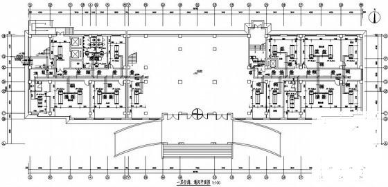 9层办公楼暖通CAD施工图纸(中央空调系统) - 2